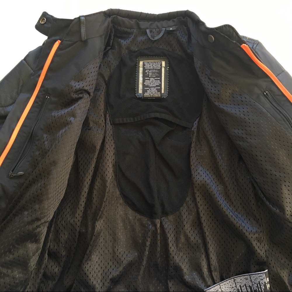 Harley- Davidson Leather Riding Jacket - Picture 5 of 8